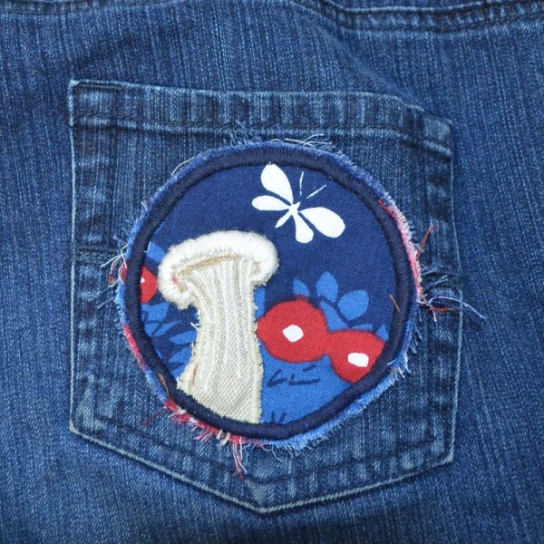 Little mushroom patch pocket