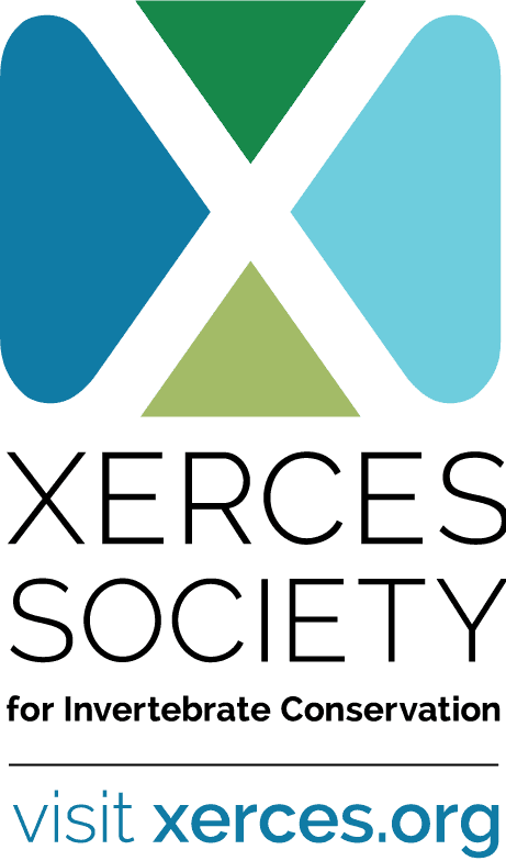 Xerces logo with url vertical