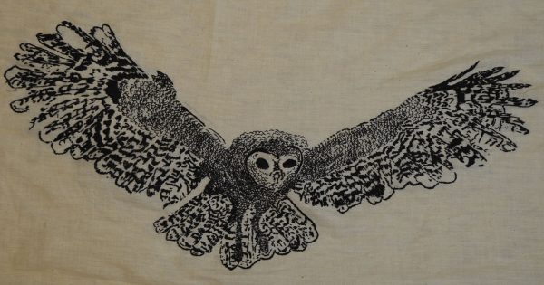 Embroidered Northern Spotted Owl